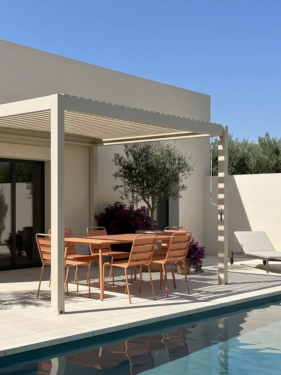 Cómo elegir pérgola bioclimática según la terraza y la orientación solar