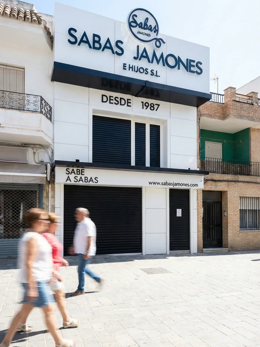 Persiana autoblocante de seguridad para local comercial instalada en Sevilla